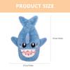 GLEAVI Neck Hot Water Bottle Hot Water Bottle with Cute Stuffed Plush Shark Animal Cover for Hand Warmer for Neck Shoulder and Hand Feet Warmer Blue Refillable Warmer view 3