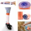 1 Pack Emergency Splint - 36" Universal Aluminum Rolled Splint Flexible Resuable Medical Moldable Splint Compact Portable First Aid Suppliers for Camping Hiking (Orange&Blue, Width 4.3") view 4