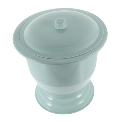 Tofficu Household Chamber Pot Lid for Elderly Portable Urine Pot for Men Women and Boy Girl Plastic Design Non- Base for Bedside Use