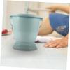 Tofficu Household Chamber Pot Lid for Elderly Portable Urine Pot for Men Women and Boy Girl Plastic Design Non- Base for Bedside Use view 2