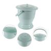 Tofficu Household Chamber Pot Lid for Elderly Portable Urine Pot for Men Women and Boy Girl Plastic Design Non- Base for Bedside Use view 4