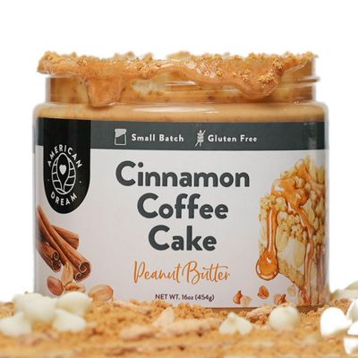 American Dream Nut Butter  Gluten-Free Cinnamon Coffee Cake Peanut Butter