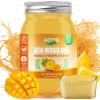 (18 OZ) Irish Sea Moss Gel Raw Vegan Mango Pineapple Flavor 102 Vitamins and Minerals Wild Harvested Non-GMO view 1