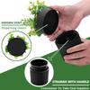 Denture Bath, Invisible Denture Case Designed As Artificial Eucalyptus Potted Plants, Denture Cup With Strainer For Retainer, Mouth Guard & Dentures, Perfect For Home Decoration view 2