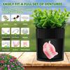 Denture Bath, Invisible Denture Case Designed As Artificial Eucalyptus Potted Plants, Denture Cup With Strainer For Retainer, Mouth Guard & Dentures, Perfect For Home Decoration view 3