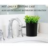 Denture Bath, Invisible Denture Case Designed As Artificial Eucalyptus Potted Plants, Denture Cup With Strainer For Retainer, Mouth Guard & Dentures, Perfect For Home Decoration view 4