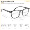 IBOANN Chic & Comfy Blue Light Glasses for Women - 3-Pack Round Frames, Screen-Ready Style with UV Protection Coating view 4