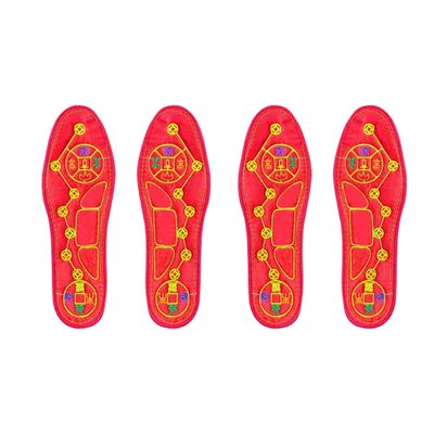 2/4Pair Feng Shui Seven Coins Insoles, Feng Shui Insoles for Men Women (2 Pair,EU45)