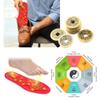 2/4Pair Feng Shui Seven Coins Insoles, Feng Shui Insoles for Men Women (4 Pair,EU40) view 4