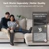 FIT KING Cordless Compression Boots Full Leg Compression Massager, Rechargeable Portable Foot and Calf Massager for Circulation, Pain Relief & Fast Recovery, No External Long Hoses | Xmas Gift view 4