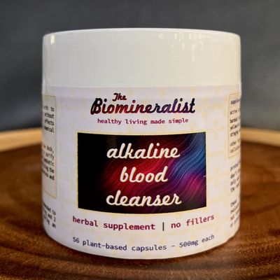 The Biomineralist Alkaline Blood Cleanser - Hebal Blend (500mg Capsules) (56)