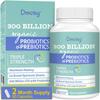 Probiotics for Women and Men, 300 Billion CFU 24 Strains Probiotics + 15 Organic Herbs Prebiotics Blend, Shelf Stable Gut Health Supplement for Digestive Immune & Whole-Body Health, 2 Month Supply view 1