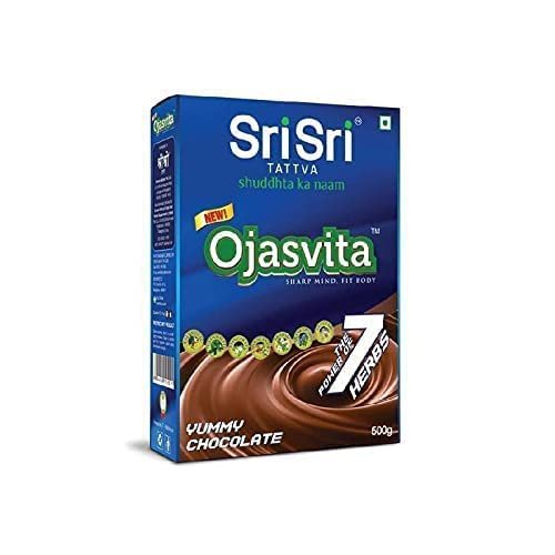 Sri Sri Tattva Ojasvita Chocolate Powder - Drink Mix for Sharp Mind & Healthy Body - 500 g