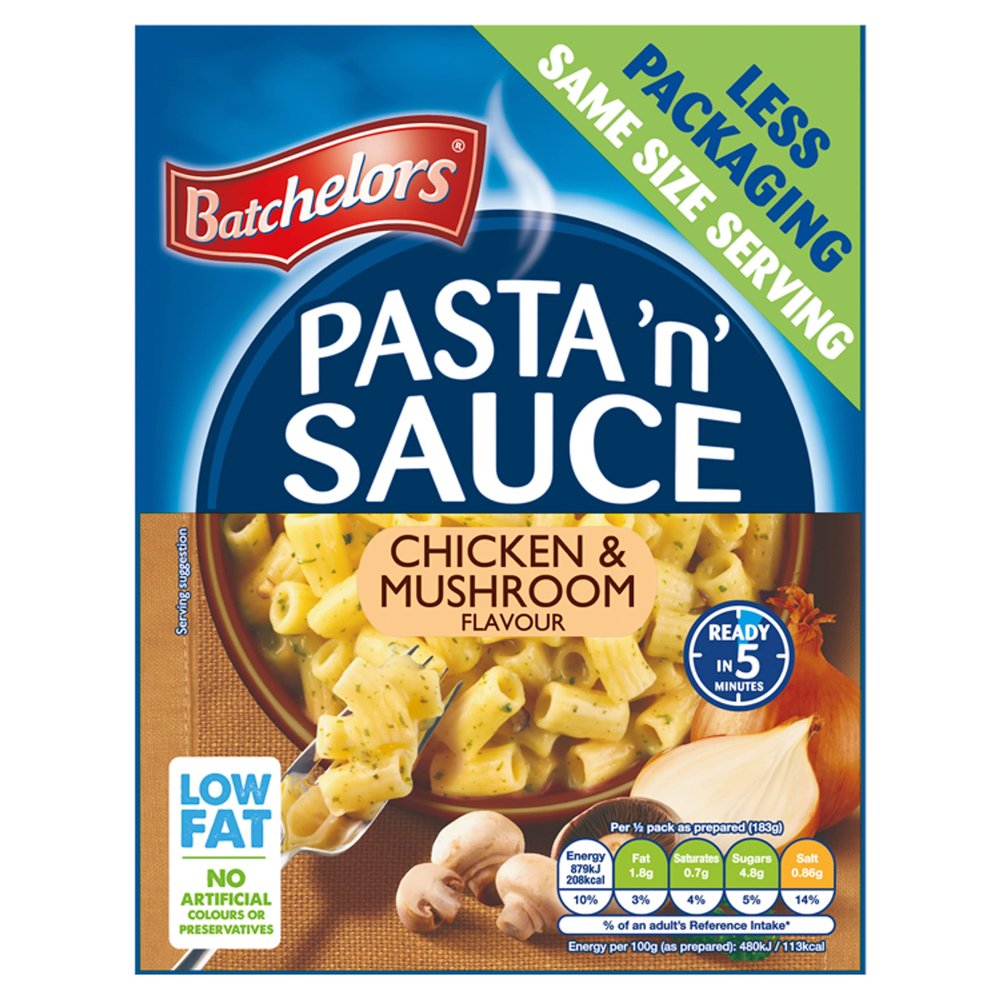 Batchelors Pasta 'n' Sauce Chicken & Mushroom Flavour 99g x 7