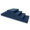 N'icePackaging - 5 Qty - Navy Blue Cotton Filled Gift Boxes - Size 7" x 5" x 1 1/4" - USA Made - Holidays/Birthdays/Sales/Storage/Display/Travel view 4