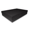 N'icePackaging - 20 Qty - Black Kraft Cotton Filled Gift Boxes - Size 7" x 5" x 1 1/4" - USA Made - Holidays/Birthdays/Sales/Storage/Display/Travel view 1