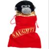 K-Kraft Christmas You've Been Naughty Velvet Stocking Gift Bags (3-Pack / 9 x 14 inches) view 3