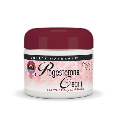 Source Naturals Progesterone Cream - Women's Health Support - High Purity, Paraben Free - 2 Ounce Jar