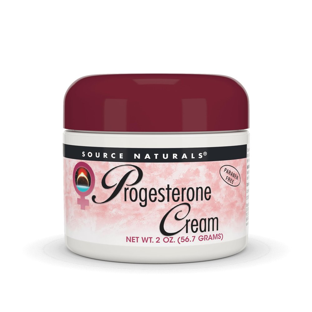 Source Naturals Progesterone Cream - Women's Health Support - High Purity, Paraben Free - 2 Ounce Jar