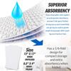 50 Paper Towels Cloth-Like Hand Tissue Paper Napkins, Disposable Hand Towels for Bathroom Guests, Disposable Face Towel for Guest, Washcloths or Dinner Napkin, Made in USA, White view 2