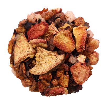 The Whistling Kettle Strawberry Guava Tea - Sweet Tropical Caffeine Free Premium Fruit Tisane