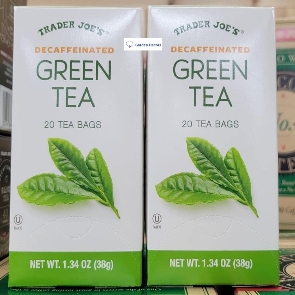 Trader Joe's Decaffeinated Green Tea 1.34oz 38g (Two Boxes)
