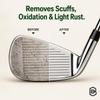 Berkland Golf Club Polish & Cleaner Made in USA | Restores Shine, Removes Scuffs & Light Rust on Irons, Wedges, Putters & Drivers | Steel, Chrome & Zinc | 8 oz view 3