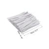PATIKIL Twist Ties 4.7" Paper Closure Tie for Party Tying Gift Bags, Candy, Bread, Arts Crafts White Pack of 1500 view 2