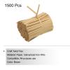 PATIKIL Twist Ties 3" Paper Closure Tie for Party Tying Gift Bags, Candy, Bread, Arts Crafts Brown Pack of 1500 view 3