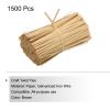 PATIKIL Twist Ties 4.7" Paper Closure Tie for Party Tying Gift Bags, Candy, Bread, Arts Crafts Brown Pack of 1500 view 3