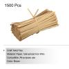 PATIKIL Twist Ties 5.9" Paper Closure Tie for Party Tying Gift Bags, Candy, Bread, Arts Crafts Brown Pack of 1500 view 3