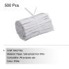 PATIKIL Twist Ties 3" Paper Closure Tie for Party Tying Gift Bags, Candy, Bread, Arts Crafts White Pack of 500 view 3