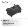 PATIKIL Twist Ties 3" Paper Closure Tie for Party Tying Gift Bags, Candy, Bread, Arts Crafts Black Pack of 500 view 3