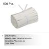 PATIKIL Twist Ties 3.5" Paper Closure Tie for Party Tying Gift Bags, Candy, Bread, Arts Crafts White Pack of 500 view 3