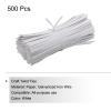 PATIKIL Twist Ties 5.9" Paper Closure Tie for Party Tying Gift Bags, Candy, Bread, Arts Crafts White Pack of 500 view 3
