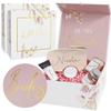 3Pack Bridesmaid Gift Boxes with Lids For Presents, 9.25x9.25x3.75" Collapsible Bridesmaid Proposal Box Stuffers, Will You Be My Bridesmaid Box With Lid For Gifts, Reusable Bridesmaid Proposal Boxes view 1