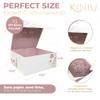 3Pack Bridesmaid Gift Boxes with Lids For Presents, 9.25x9.25x3.75" Collapsible Bridesmaid Proposal Box Stuffers, Will You Be My Bridesmaid Box With Lid For Gifts, Reusable Bridesmaid Proposal Boxes view 3