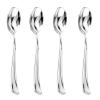 Liacere 200PCS Silver Plastic Spoons - Heavy Duty Disposable Spoons - dessert Spoons for Wedding & Party & New Year & Valentine's Day& Christmas view 1