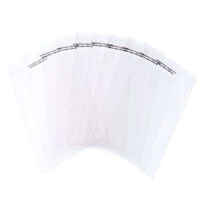 100pcs - 4.75" x 6" Biodegradable Clear Bags For Greetings Cards Bio-Based Film Clear Display Bags Food Grade Compostable Small Gifts & Irregular Items