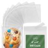 Seal Fresh 4 x 4 Inch Cellophane Bags 200 Pack  Clear Self-Sealing Resealable Treat Bags for Cookies, Candy, Pastries, Party Favors, Square Cello Packaging view 1