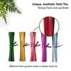 Seal Fresh Clear Cellophane Treat Bags With Holographic Laser Twist Ties 4"  4" x 9" (200 Count)  Cellophane Bags, Cookie Bags, Candy Bags view 2