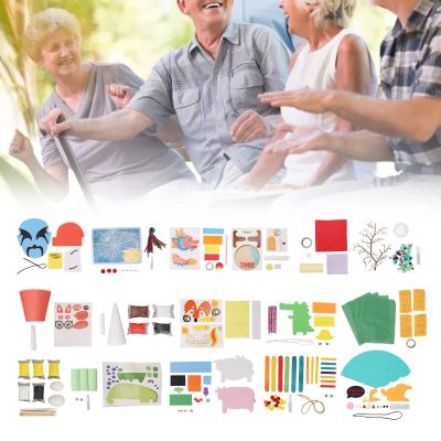 Sensory Blanket Memory Loss Fidget Toys, Dementia Sensory Activity Funny Elderly Alzheimer Handwork Toy Set Dementia Activity Elderly Alzheimer Activity Toy for ADHD Memory Loss