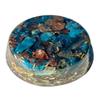 Blue Apatite Single Crystal Small Tower Buster Orgone Generator Energy Accumulator PERFECT GIFTING TOOL!!!! Made using Advance Harmonics Orgonite Many Beautiful Ingredients! (Blue Apatite) view 1