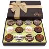 Gourmet Cookies Gift Basket - Delicious Chocolate Gift Basket Great for Birthday Treats for Women and Men - Fancy Chocolate Covered Cookies for Gifting, 12 Count view 1