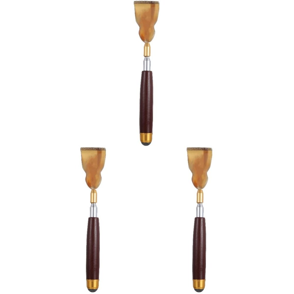3 Pcs Tickling Massager Scratcher Mini Back Scratcher Metal Back Scratcher Telescopic Back Scratcher Back Self Scratcher Kid Stuff Retractable Telescopic Rod Man Stainless Steel