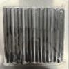 Black Straws with individually wrapperd.100pcs/ pack, Length 10.5 in, Extra Wide & Fat, Black, 0.5" Diameter view 3