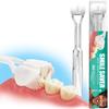 Smile Saver 360 3-Sided Toothbrush | 3X Triple Clean + Soft Gum Massage | Built-In Tongue Scraper | 3D Triple Heads Sustainable Eco-Friendly Design | Child Kids Adults Braces Travel | Made in America view 1