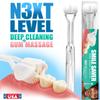Smile Saver 360 3-Sided Toothbrush | 3X Triple Clean + Soft Gum Massage | Built-In Tongue Scraper | 3D Triple Heads Sustainable Eco-Friendly Design | Child Kids Adults Braces Travel | Made in America view 2
