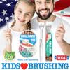 Smile Saver 360 3-Sided Toothbrush | 3X Triple Clean + Soft Gum Massage | Built-In Tongue Scraper | 3D Triple Heads Sustainable Eco-Friendly Design | Child Kids Adults Braces Travel | Made in America view 4