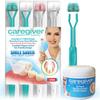 Smile Saver 360 Caregiver 3-Sided Toothbrush + 16PK Replacement Heads | Assisted Brushing for Autism, Special Needs, Disabilities, Seniors & Dexterity Three U-Shaped Triple Clean Soft | Made in USA view 1